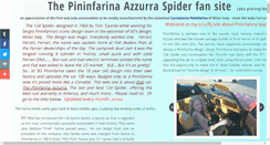 Desktop Screenshot of pininfarinaazzurra.com